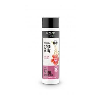 Organic Shop Șampon pentru toate tipurile de păr Unt de karité și crini Shampoo)}} 280 ml