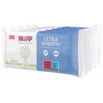 Hipp Babysanft Ultra Sensitive șervețele umede pentru copii 5x48 buc