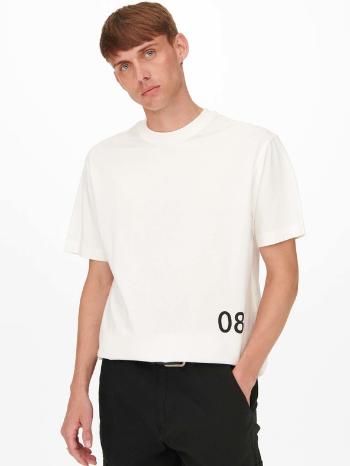 ONLY & SONS Gus Tricou Alb