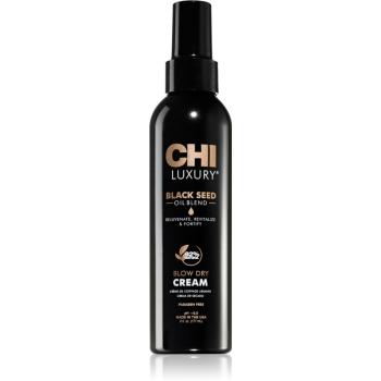 CHI Luxury Black Seed Oil cremă hrănitoare și termo-protectoare pentru netezirea parului 177 ml