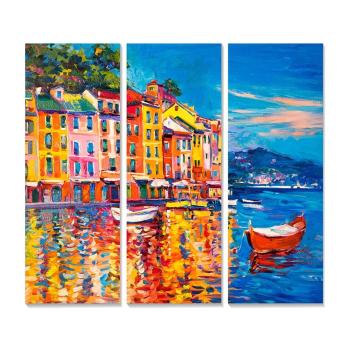 Tablouri 3 buc. 20x50 cm Italy – Wallity