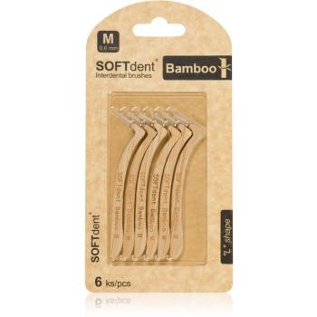 SOFTdent Bamboo Interdental Brushes perie interdentara din bambus 0,6 mm 6 buc