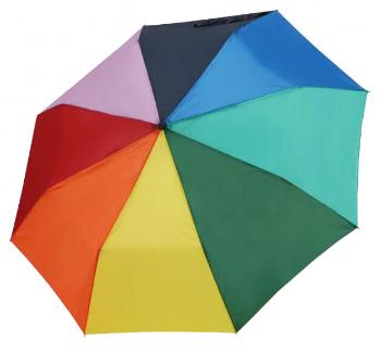 Doppler Umbrelă mecanică pliabilă pentru femei Rainbow 70830R