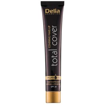 Delia Cosmetics Total Cover machiaj rezistent la apa SPF 20 culoare 56 Tan 25 g