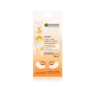 Garnier Mască pentru ochi cu suc de portocale și acid hilauronic (Eye Tissue Mask) 6 g