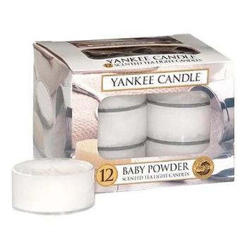 Yankee Candle Lumânare-pastilă aromatică Baby Powder 12 x 9,8 g