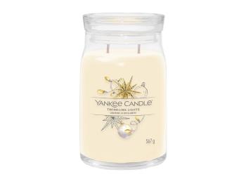 Yankee Candle Lumânare aromatică Signature în sticlă mare Twinkling Lights 567 g