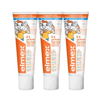 Elmex Pasta de dinți pentru copii Kids Trio 3 x 50 ml