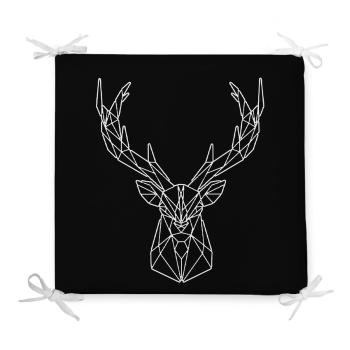 Pernă de scaun din amestec de bumbac Minimalist Cushion Covers Geometric Reindeer, 42 x 42 cm