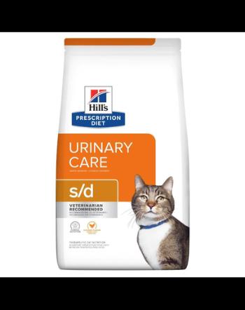 HILL'S Prescription Diet s/d Urinary Care hrana dietetica pentru pisici care favorizeaza eliminarea pietrelor struvit, cu pui 3 kg