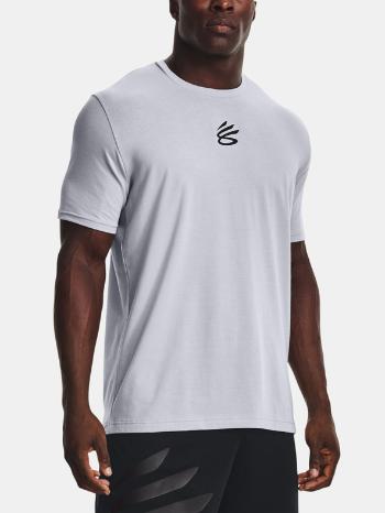 Under Armour UA Curry Logo SS Tricou Gri