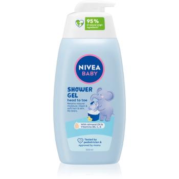 NIVEA BABY gel de dus pentru corp si par 500 ml