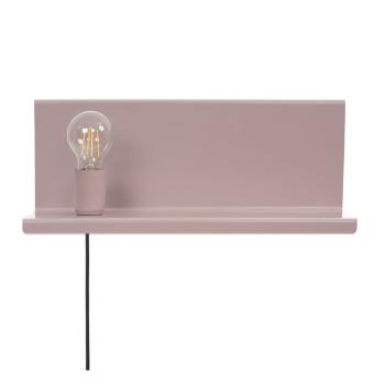 Aplică cu raft Homemania Decor Shelfie2, roz