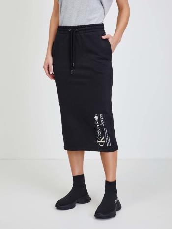 Calvin Klein Jeans Fustă Negru