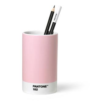 Suport din ceramică pentru pixuri și creioane Pantone, roz