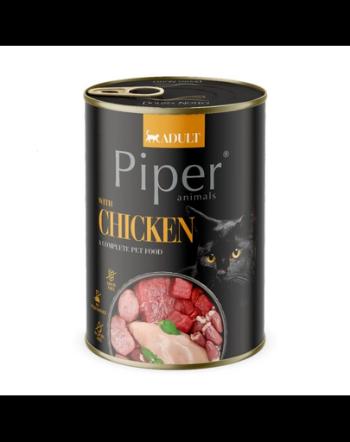 DOLINA NOTECI PIPER Mancare umeda de pui pentru pisici 400g