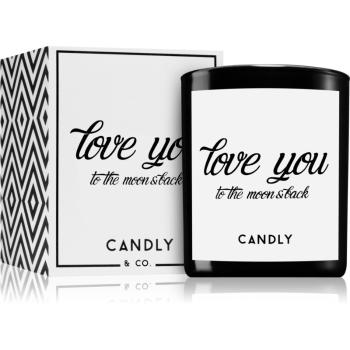 Candly & Co. Love you to the moon and back lumânare parfumată 250 g