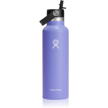 Hydro Flask Standard Mouth Straw Cap sticlă termos culoare Purple 621 ml