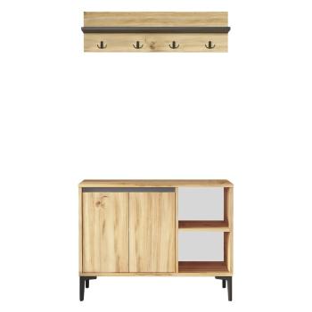 Set pentru hol cu aspect de lemn de stejar Noemi – Kalune Design