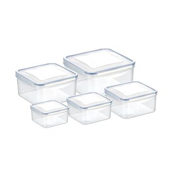 Set de 5 recipiente Tescoma FRESHBOX,  pătrate