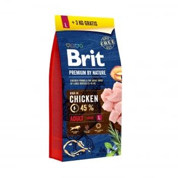 Brit Premium by Nature Adult L 15 + 3 kg