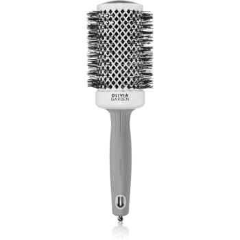 Olivia Garden Expert Shine Wavy Bristles White&Grey perie de par průměr 55 mm 1 buc