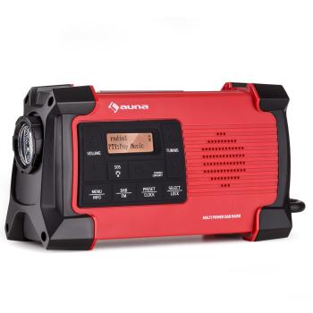 Auna Patagonia DAB+ Radio în aer liber DAB / DAB+ / FM Mâner de încărcare USB SOS Alarmă impermeabilă