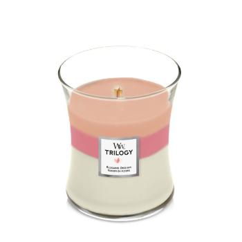 WoodWick Lumânare parfumată vază Trilogy Blooming Orchard 275 g