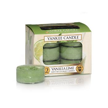 Yankee Candle Lumânări aromatice de ceai Vanilla Lime 12 x 9,8 g