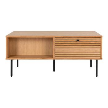 Măsuță de cafea în culoare naturală cu blat cu aspect de lemn de stejar 50x100 cm Kyoto – House Nordic