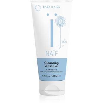 Naif Baby & Kids gel pentru spălarea și curățarea copiilor și a bebelușilor 200 ml