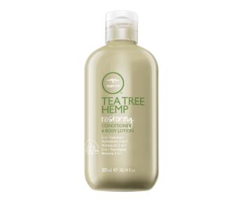 Paul Mitchell Balsam restaurator de cânepă și loțiune de corp 2 în 1 Tea Tree Hemp (Restoring Conditioner & Body Lotion) 300 ml