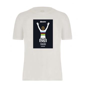 
                         Tricou de ciclism cu mânecă scurtă - UCI GOODWOOD 1982 
                