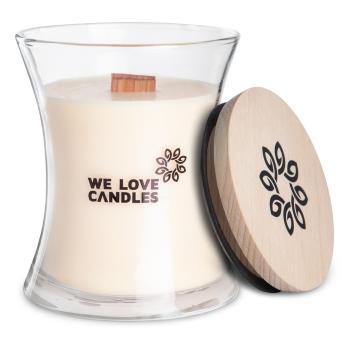 Lumânare din ceară de soia We Love Candles Ivory Cotton, 129 ore de ardere