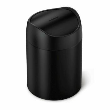 Coș de gunoi Simplehuman pentru masă MINI 1,5 l, negru