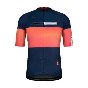 
                 GOBIK Tricou de ciclism cu mânecă scurtă - CX PRO 2.0 - albastru/portocaliu  
            