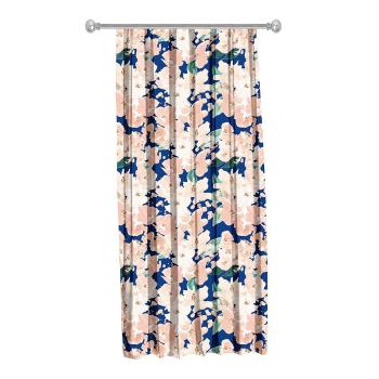 Draperie Mike & Co. NEW YORK Honey Blossom, 140 x 270 cm, albastru-roz