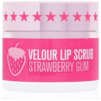 Jeffree Star Cosmetics Velour Lip Scrub exfoliant din zahar de buze Strawberry Gum 30 g