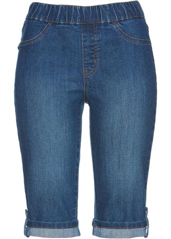 Bermude jeans cu elastic