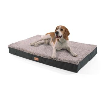 Brunolie Balu, pat pentru câine, pernă pentru câine, lavabil, ortopedic, antiderapant, spumă cu memorie, dimensiunea L (100 × 10 × 65 cm)
