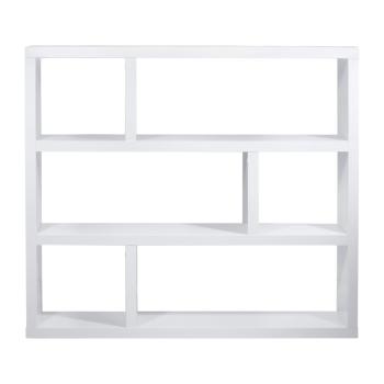 Bibliotecă albă 120x105 cm Dublin – TemaHome