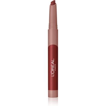 L’Oréal Paris Infaillible Matte Lip Crayon ruj in creion cu efect matifiant culoare 112 Spice of Life 2.5 g