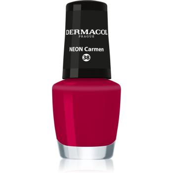 Dermacol Neon lac de unghii cu stralucire neon culoare 38 Carmen 5 ml