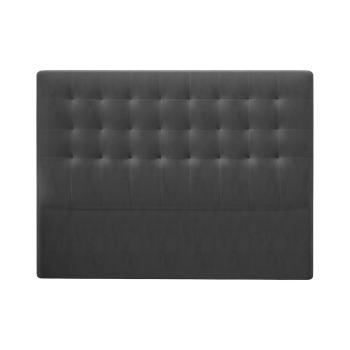 Tăblie pentru pat cu tapițerie de catifea Windsor & Co Sofas Athena, 200 x 120 cm, gri închis