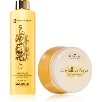 Brelil Professional Cristalli di Argan Set set cadou (pentru un par stralucitor si catifelat)