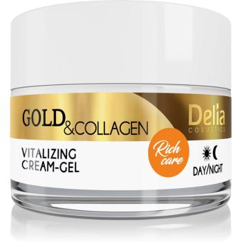 Delia Cosmetics Gold & Collagen Rich Care cremă facială revitalizantă 50 ml