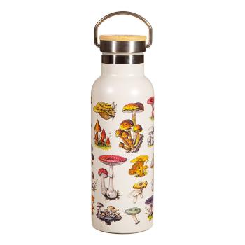 Sticlă pentru copii crem din oțel inoxidabil 500 ml Vintage Mushroom - Sass & Belle