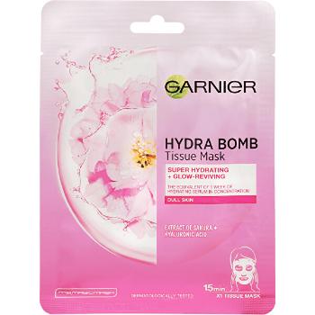 Garnier Mască textilă hidratantă pentru pielea strălucitoare SakuraNaturals cutanate Hydra Bomb (Tissue Mask) 28 g