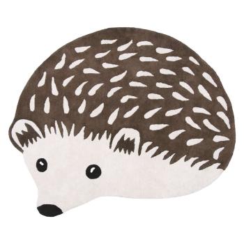 Covor pentru copii maro 120x105 cm Hedgehog – Lilipinso