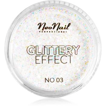 NeoNail Glittery Effect No. 03 pudra cu particule stralucitoare pentru unghii 2 g